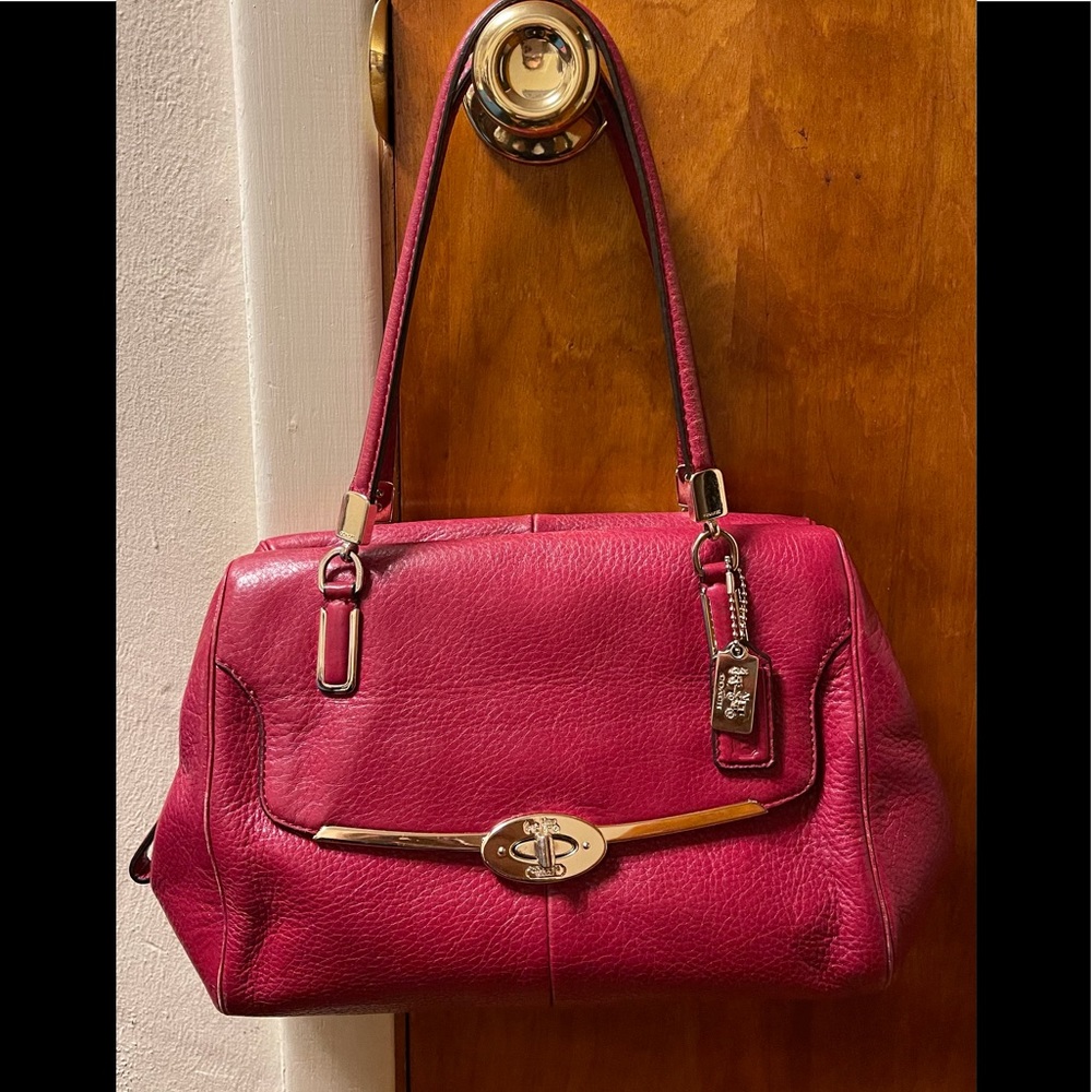 Coach Madeline Leather Shoulder Bag